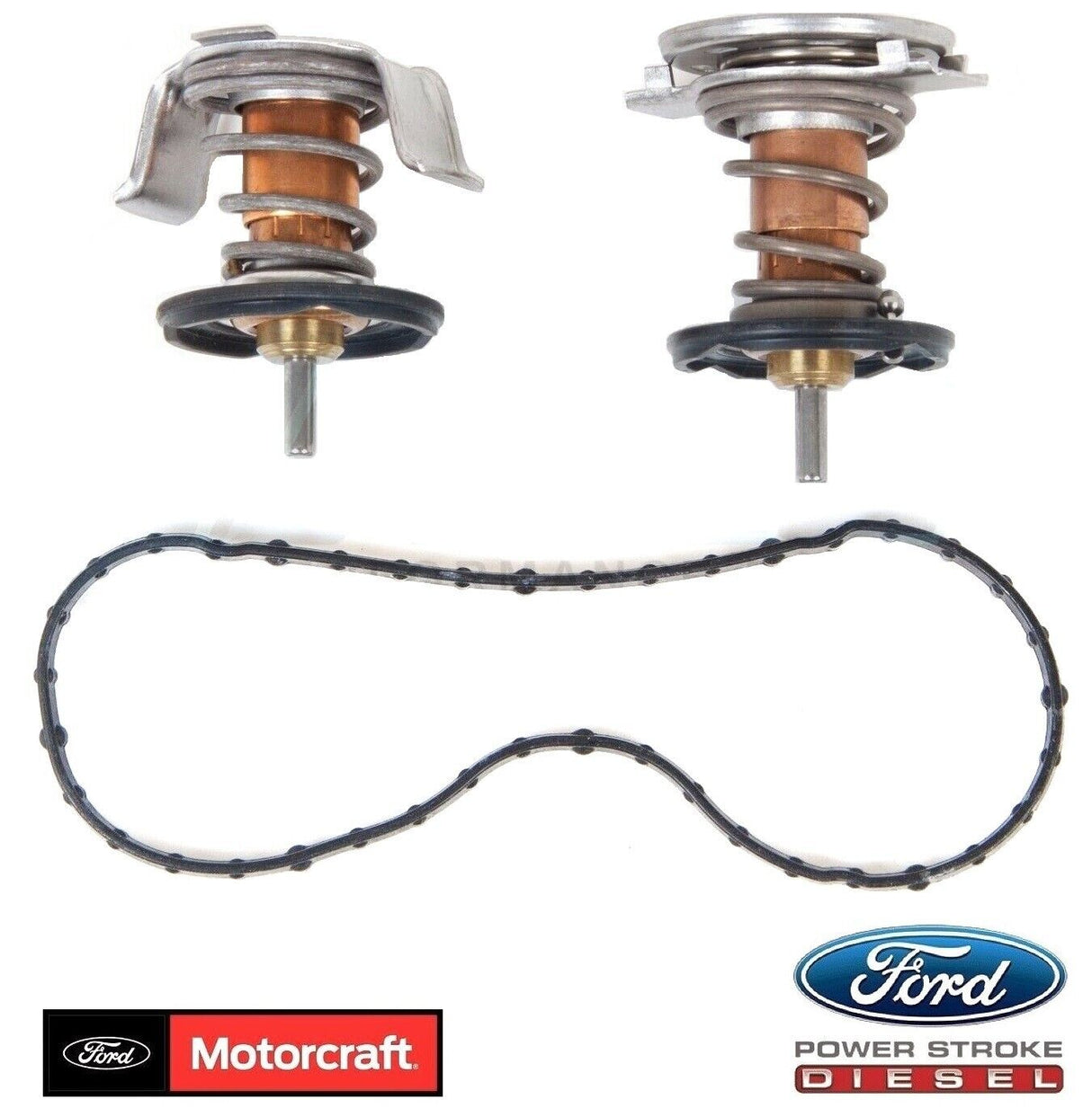 08-10 Ford 6.4L 6.4 Powerstroke Diesel OEM Motorcraft Thermostats F250 F350 F450