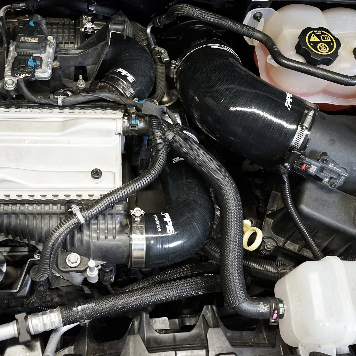 PPE 115930100 Air Box Outlet and Intercooler Silicone Hose Kit 2020-2025 GM 3.0L Duramax