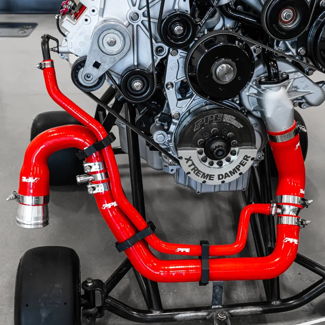 PPE Performance Silicone Upper and Lower Coolant Hose Kit 2006-2010 LBZ LMM Duramax