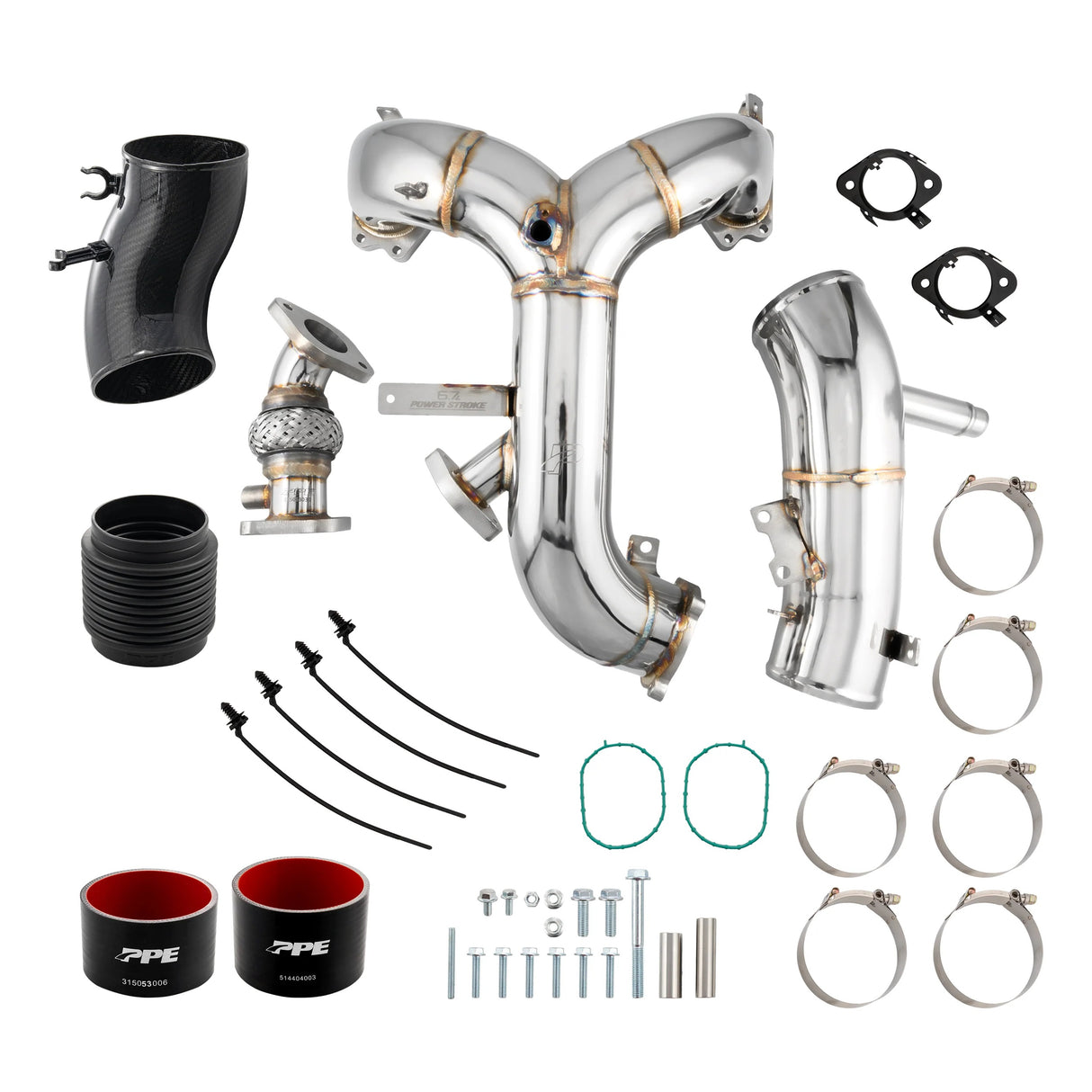 PPE Zilla Intake Manifold and Turbo Inlet Kit 2015-2016 Ford 6.7L Power Stroke