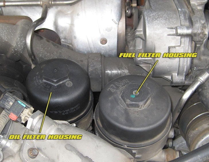 2008–2010 6.4L Powerstroke Secondary Fuel Filter Cap Genuine Ford 8C3Z-9C165-A