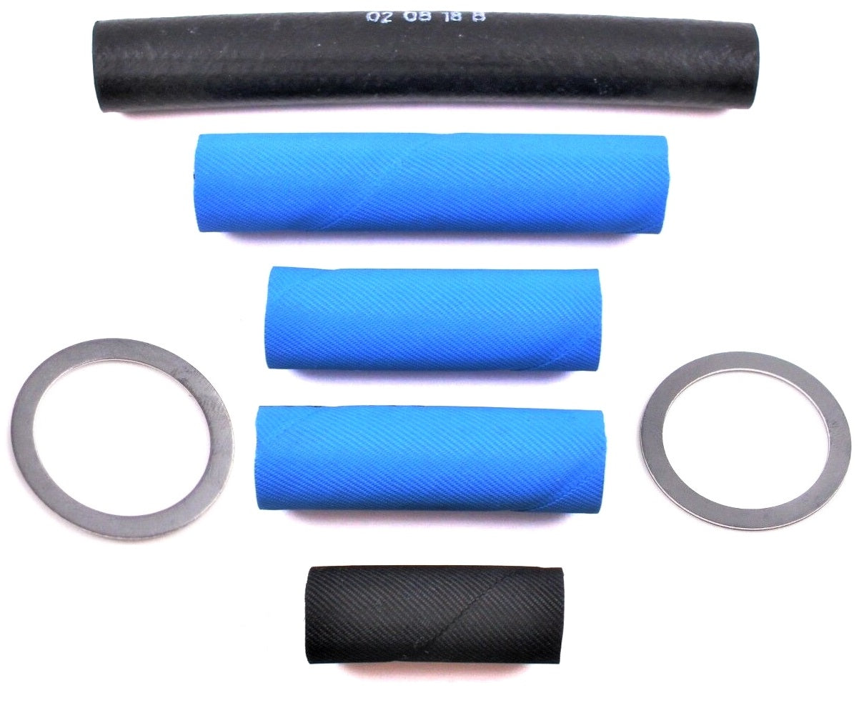 1994-1997 Ford 7.3L Powerstroke Diesel Fuel Filter Lift Pump Hose Lines w/ OEM Banjo Washers