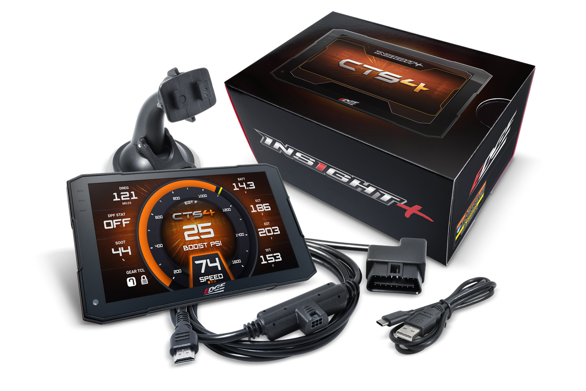Edge 84140-4 Insight+ CTS4 Monitor & Custom Tune License Powerstroke Cummins Duramax