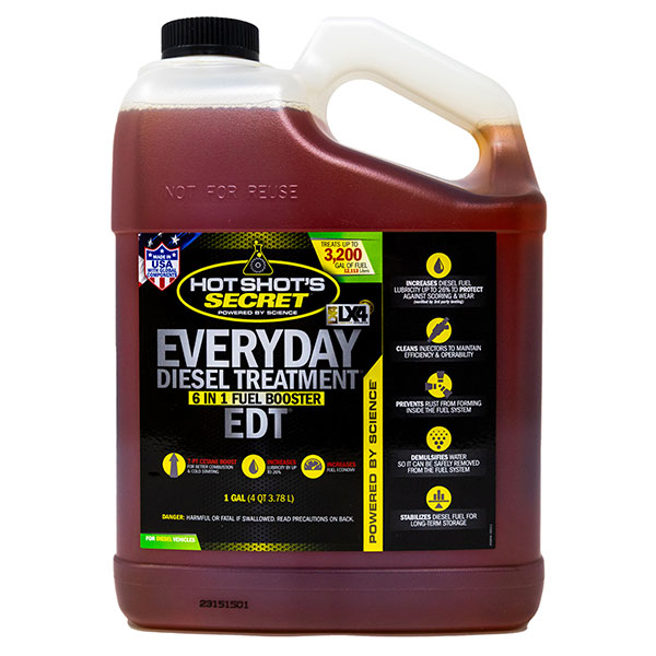 Hot Shot’s Secret EDT Everyday Diesel Treatment 6-in-1 Fuel Booster Additive