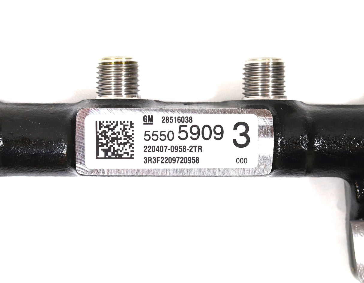 GM 55505909 Fuel Rail with Sensors 2020–2022 3.0L LM2 Duramax Silverado Sierra