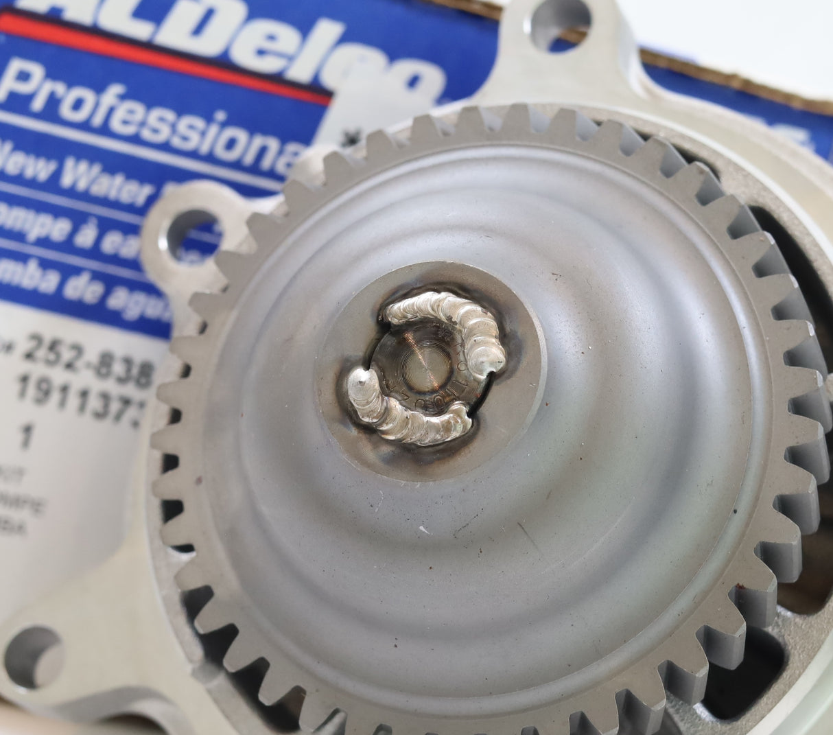 Welded Water Pump for 2001–2005 GM 6.6L Duramax LB7/LLY (ACDelco 252-838)