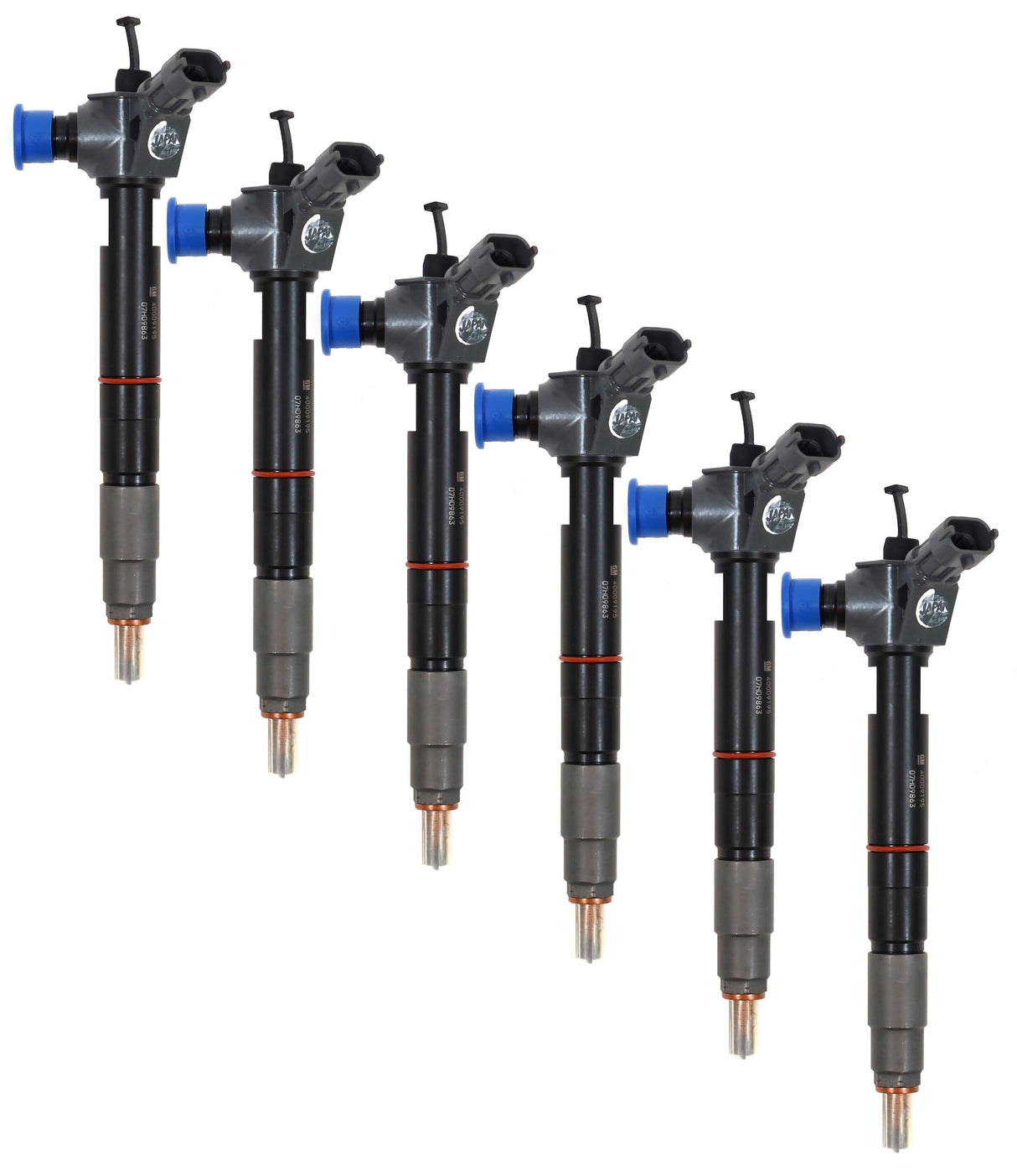 Set of 6 GM 40009195 Fuel Injector 2023–2025 3.0L LZ0 Duramax Silverado Sierra