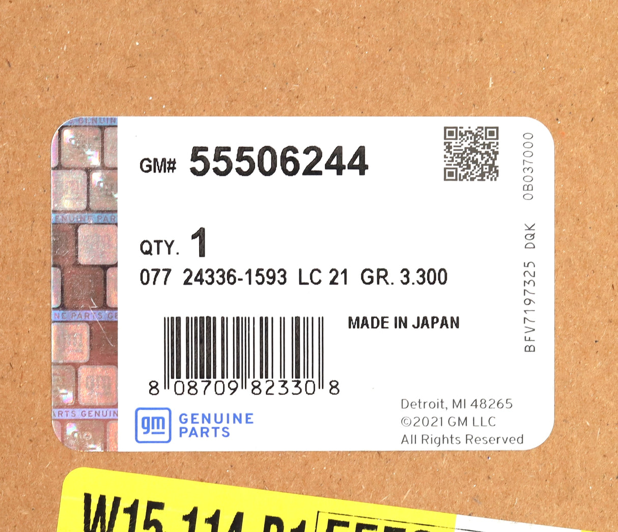 Genuine GM 55506244 Fuel Injector 2020–2024 3.0L LM2 Duramax Silverado Sierra