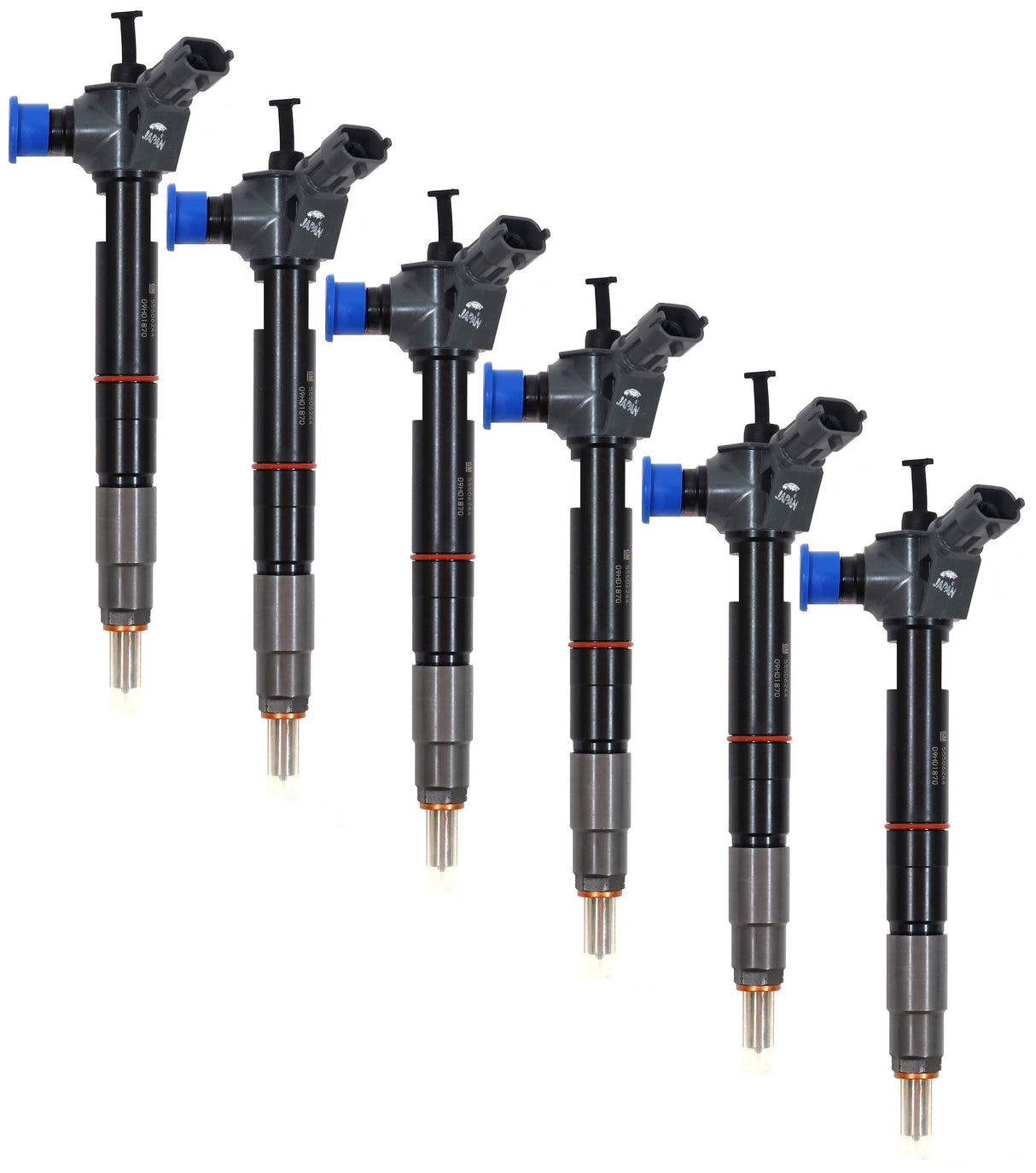 Set of 6 GM 55506244 Fuel Injector 2020–2024 3.0L LM2 Duramax Silverado Sierra