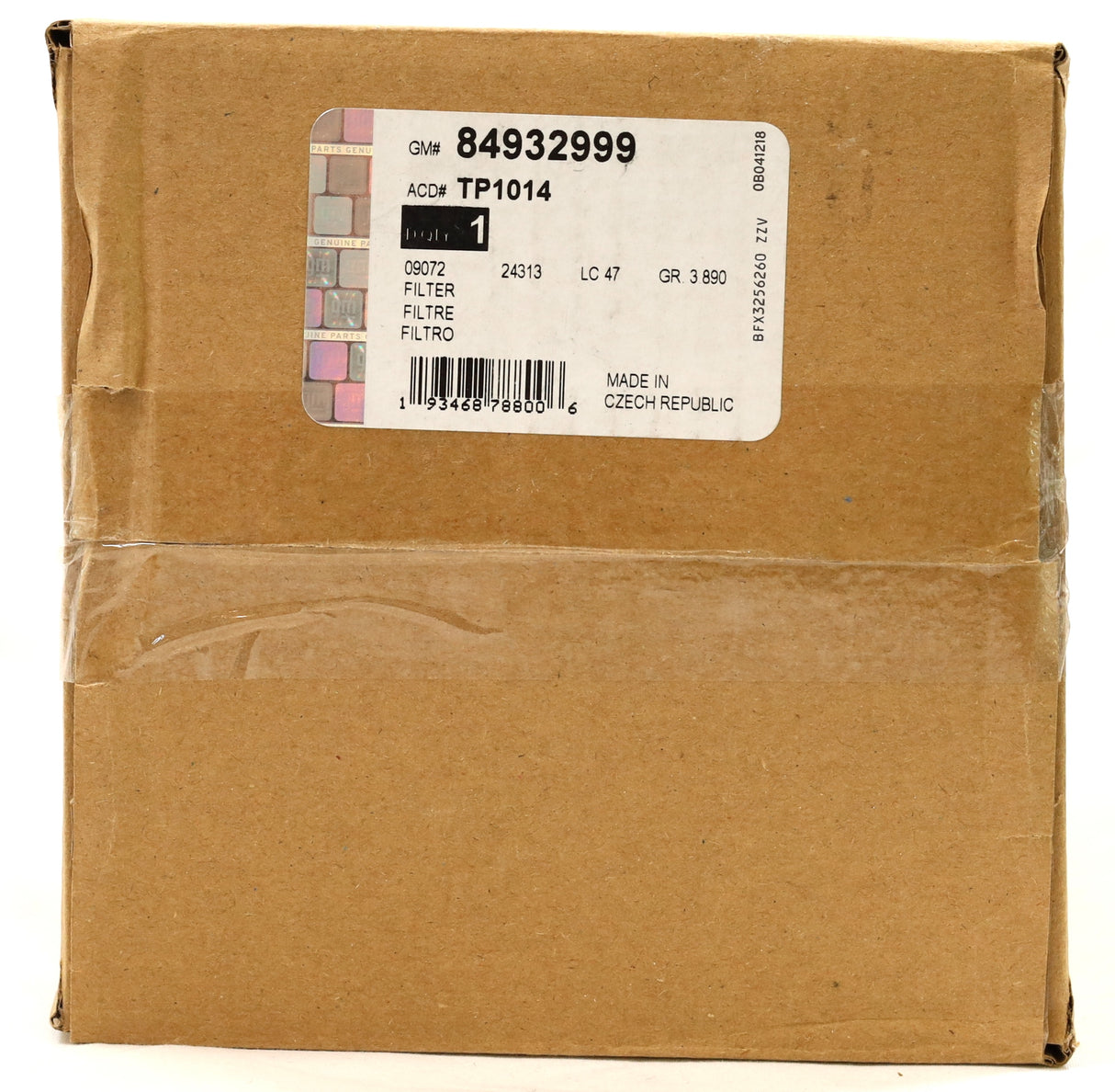 GM TP1014 / 84932999 Fuel Filter Housing 2017–2019 Silverado Sierra L5P Duramax