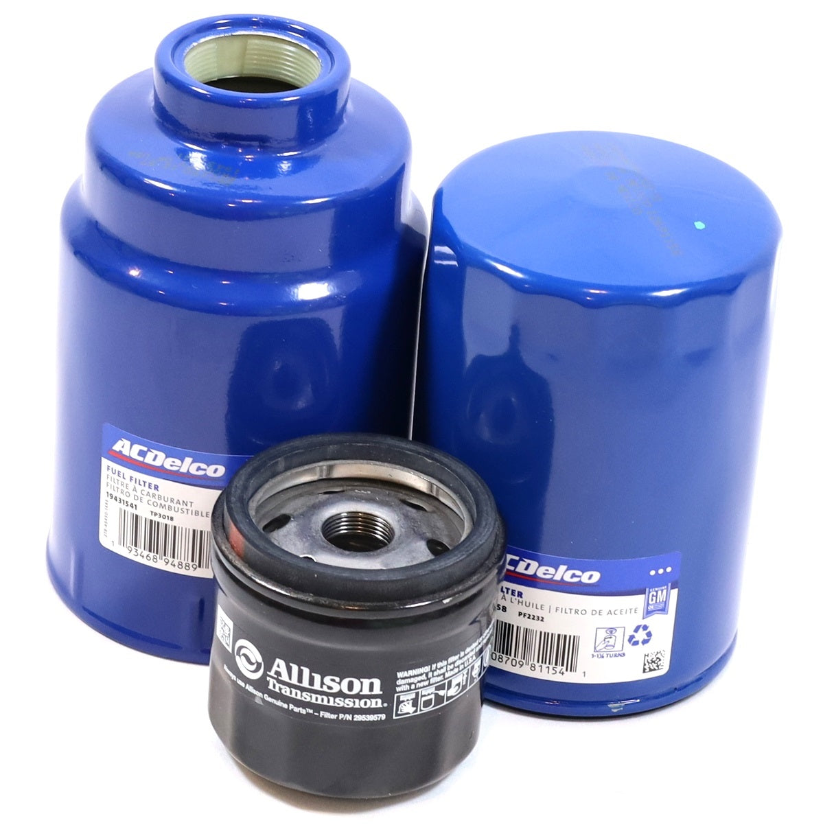 2001-2016 Duramax LB7/LLY/LBZ/LMM/LML OEM ACDelco Fuel Oil Trans Filter Service Kit