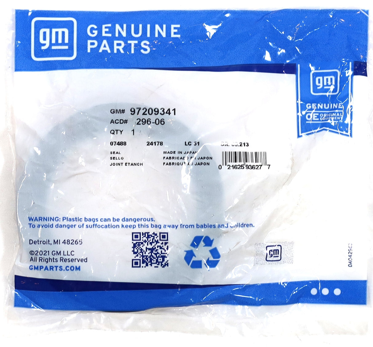 Genuine GM Duramax Front & Rear Main Seal Kit 2001–2025 LB7 LLY LBZ LMM LML L5P