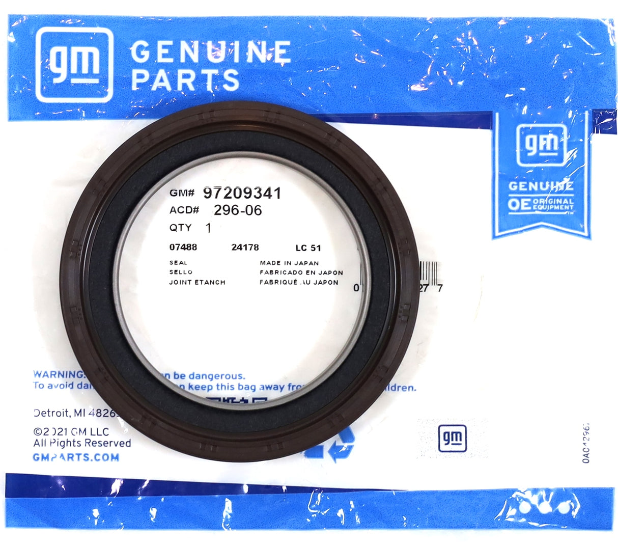 Genuine GM Duramax Front & Rear Main Seal Kit 2001–2025 LB7 LLY LBZ LMM LML L5P