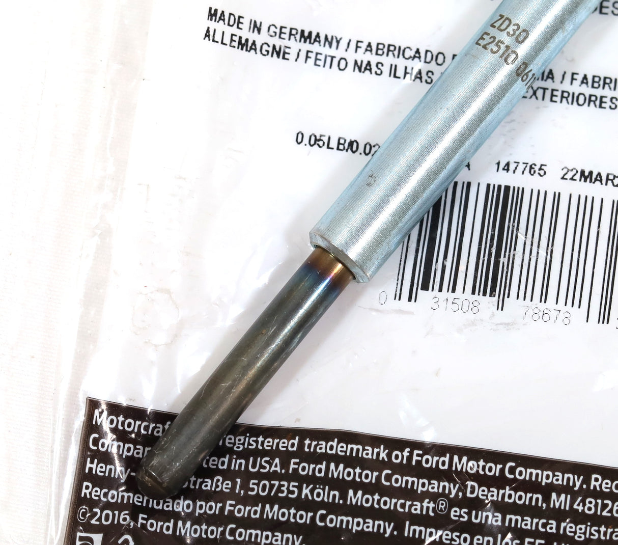 1994–2003 7.3L Powerstroke Glow Plugs Set 8 OEM Motorcraft ZD-30 / MC3Z-12A342-F