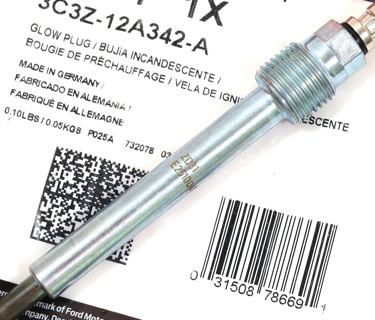 Motorcraft ZD-31 Glow Plug 03–04 6.0L Powerstroke OEM Ford 3C3Z-12A342-A