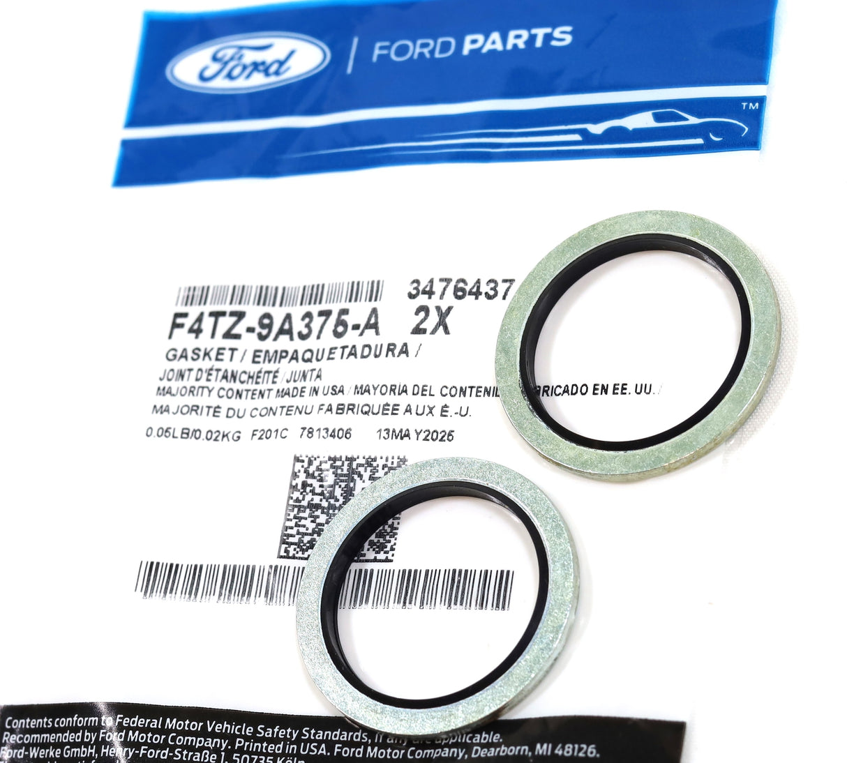 94-97 Ford F250 F350 7.3L Powerstroke OEM Fuel Pump Banjo Bolt Washers