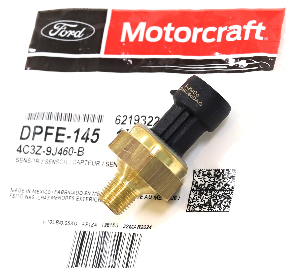 1997–2004 7.3L & 6.0L Powerstroke Exhaust Back Pressure EBP Sensor Motorcraft DPFE-145