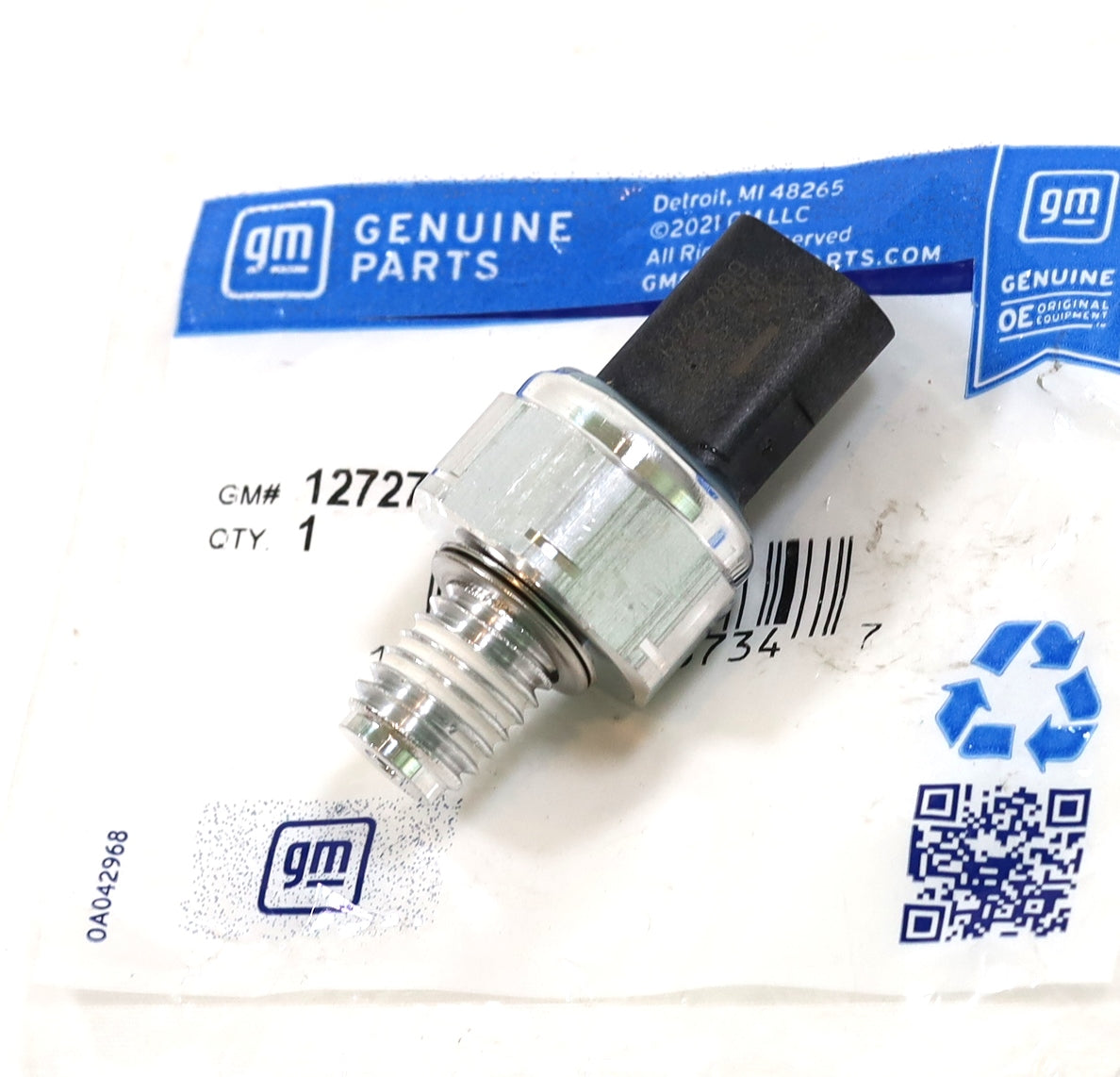 Genuine GM 12727099 Engine Oil Pressure Sensor 2017–2025 L5P 6.6L Duramax Diesel