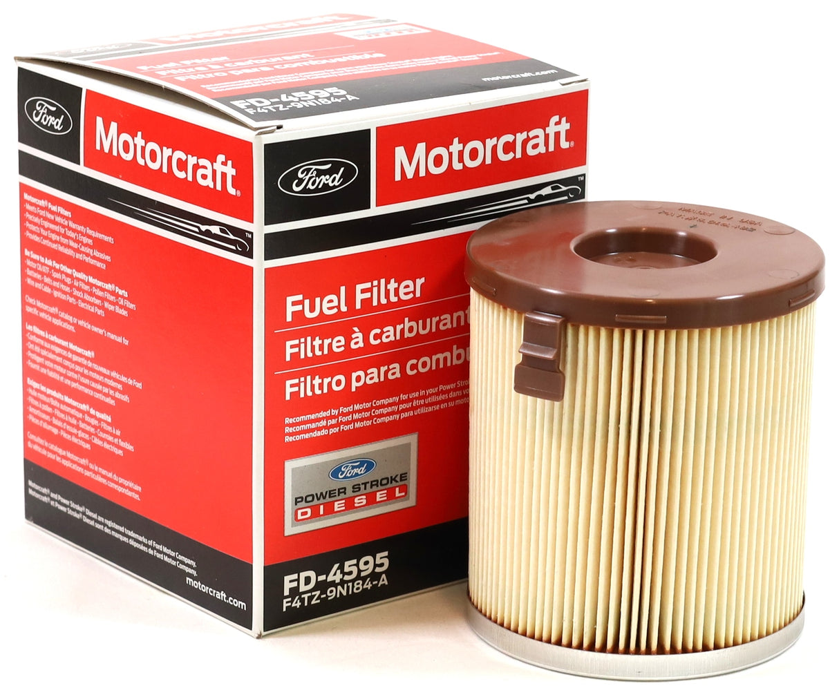 Motorcraft FD-4595 Fuel Filter 1994–1997 7.3L Powerstroke F4TZ-9N184-A Ford OEM