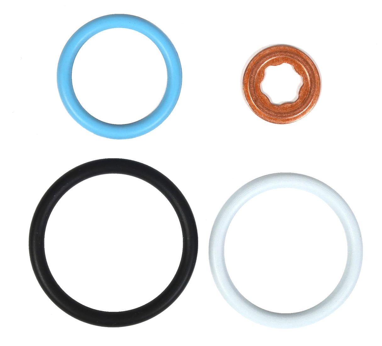 03-10 Ford 6.0L Powerstroke Diesel OEM Motorcraft Fuel Injector O-ring Set of 8