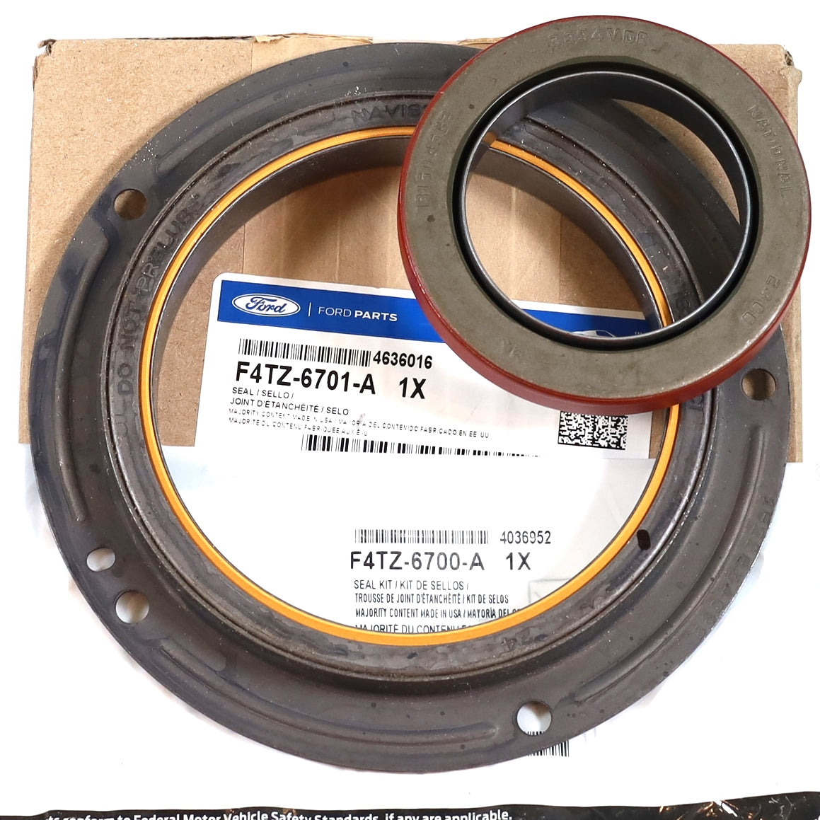 1994.5-2003 Ford 7.3L Powerstroke Diesel Front & Rear Main Seal Kit Genuine OEM