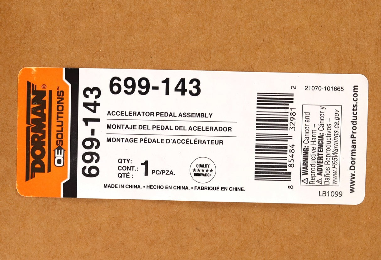 2006-2007 6.6L LBZ Duramax Accelerator Pedal Assembly & Throttle Position Sensor