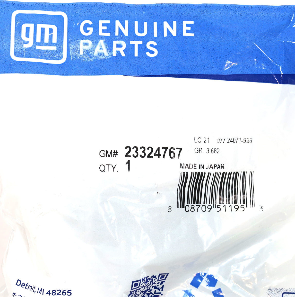 Genuine GM 23324767 Mass Air Flow MAF Sensor 2017-2024 L5P 6.6L Duramax
