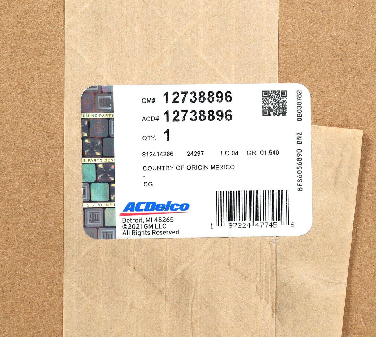 2020–2025 L5P Duramax High-Flow Engine Oil Cooler Genuine GM 12738896