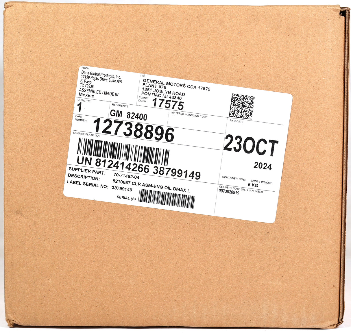 2020–2025 L5P Duramax High-Flow Engine Oil Cooler Genuine GM 12738896