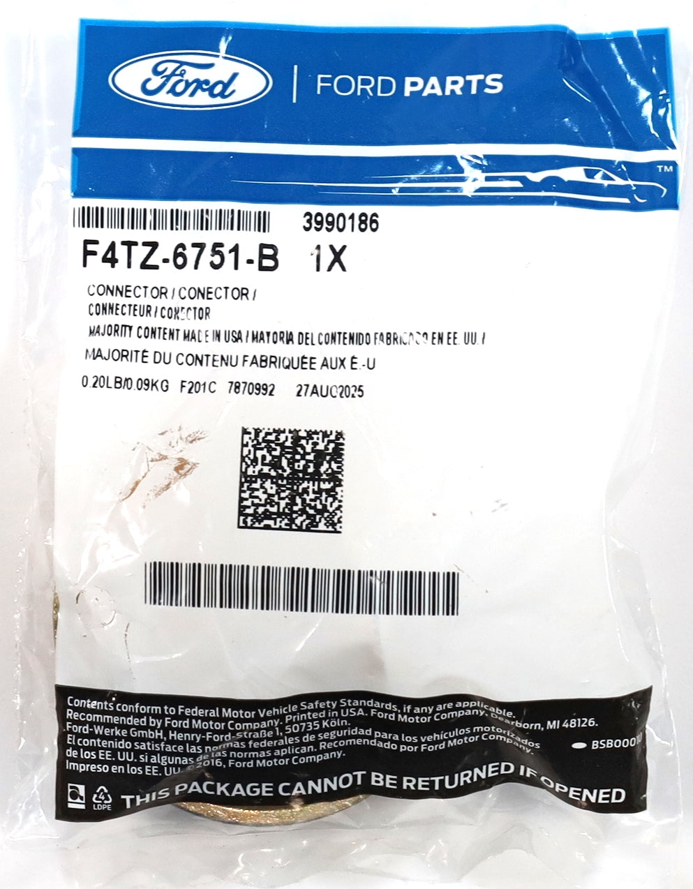Genuine Ford Dipstick Adapter Repair Kit 1994–2003 7.3L Powerstroke F250 F350
