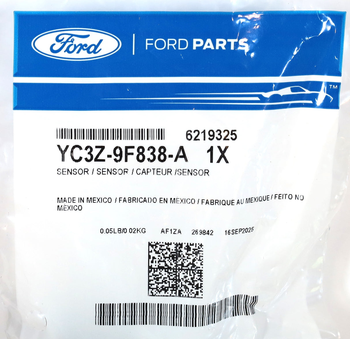Genuine Ford YC3Z-9F838-A Injection Control Pressure ICP Sensor 97-03 7.3L Powerstroke