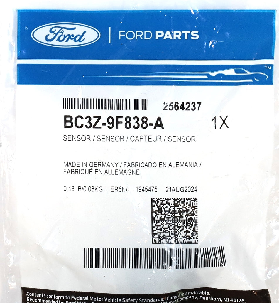 Genuine Ford BC3Z-9F838-A Fuel Rail Pressure Sensor 2011–2019 6.7L Powerstroke