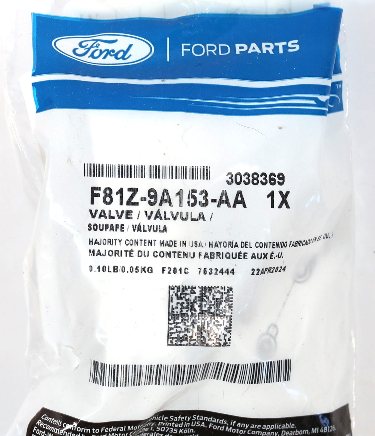 Genuine Ford F81Z-9A153-AA Fuel Bowl Drain Valve 1999–03 7.3L Powerstroke Diesel