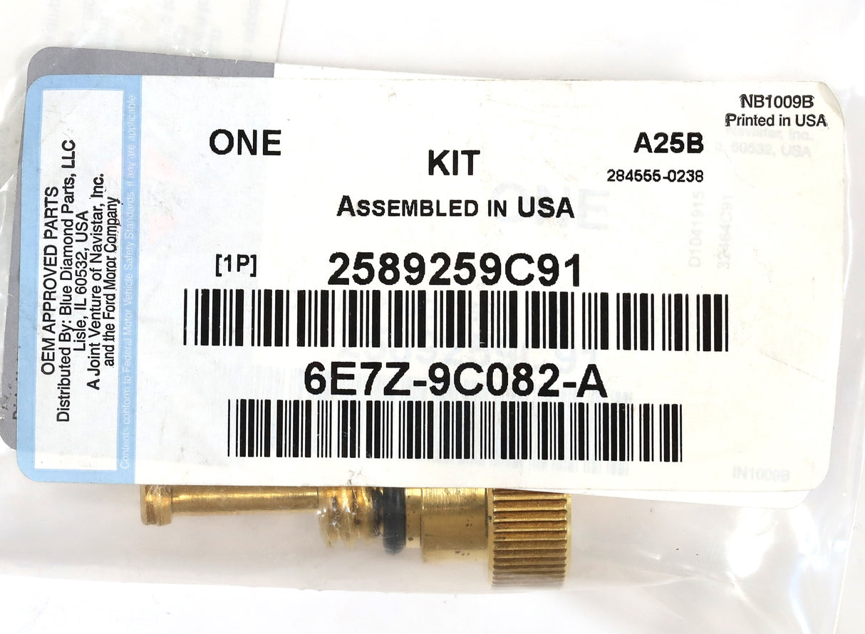 6.0L Powerstroke HFCM Water In Fuel WIF OEM Brass Upgraded Drain Plug 6E7Z-9C082-A