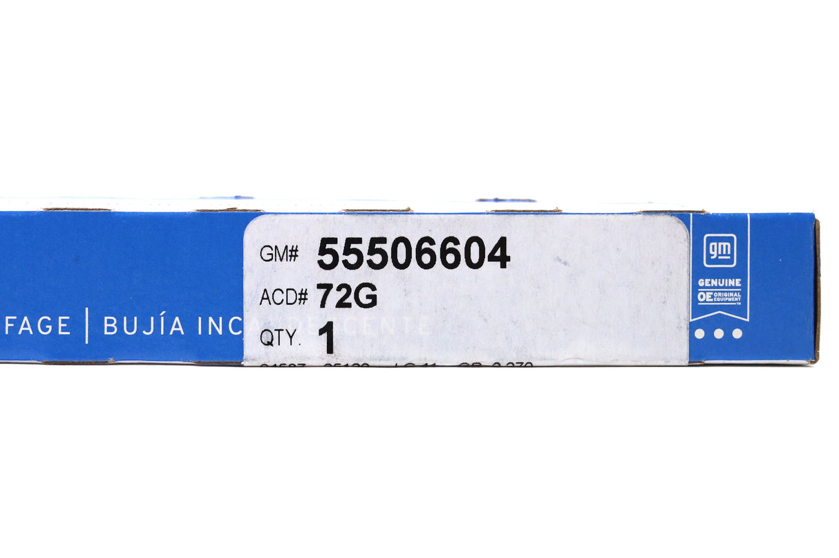 Genuine GM 72G / 55506604 Glow Plug 2023–2025 3.0L LZ0 Duramax Silverado Sierra