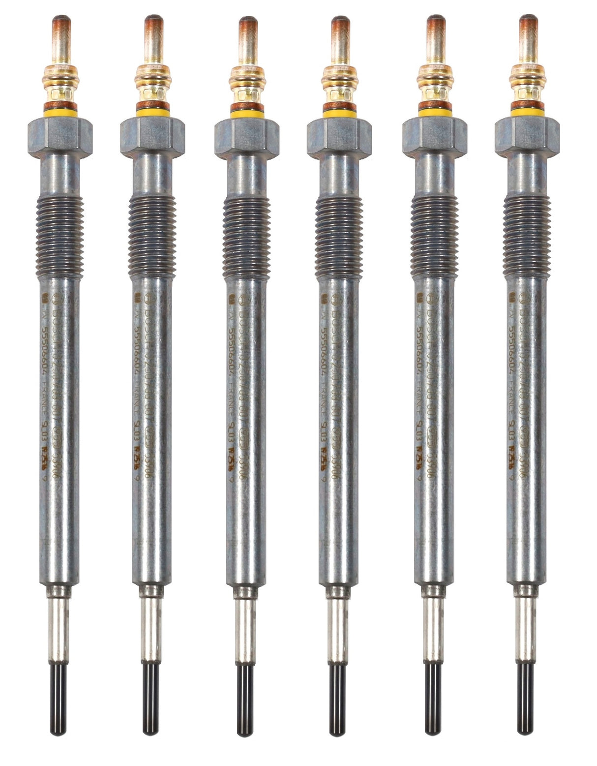 Set of 6 Genuine GM 72G / 55506604 Glow Plugs Fits 2023–2025 3.0L LZ0 Duramax