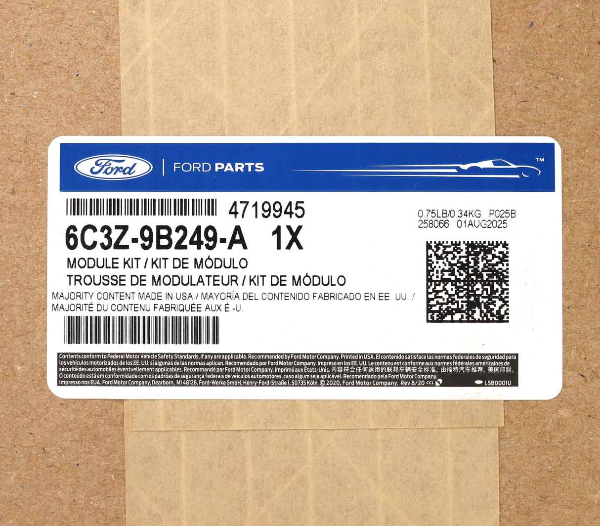 Ford 6C3Z-9B249-A HFCM Water Separator WIF Sensor Fit 2003–2007 6.0L Powerstroke