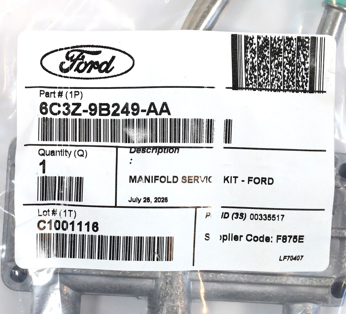 Ford 6C3Z-9B249-A HFCM Water Separator WIF Sensor Fit 2003–2007 6.0L Powerstroke