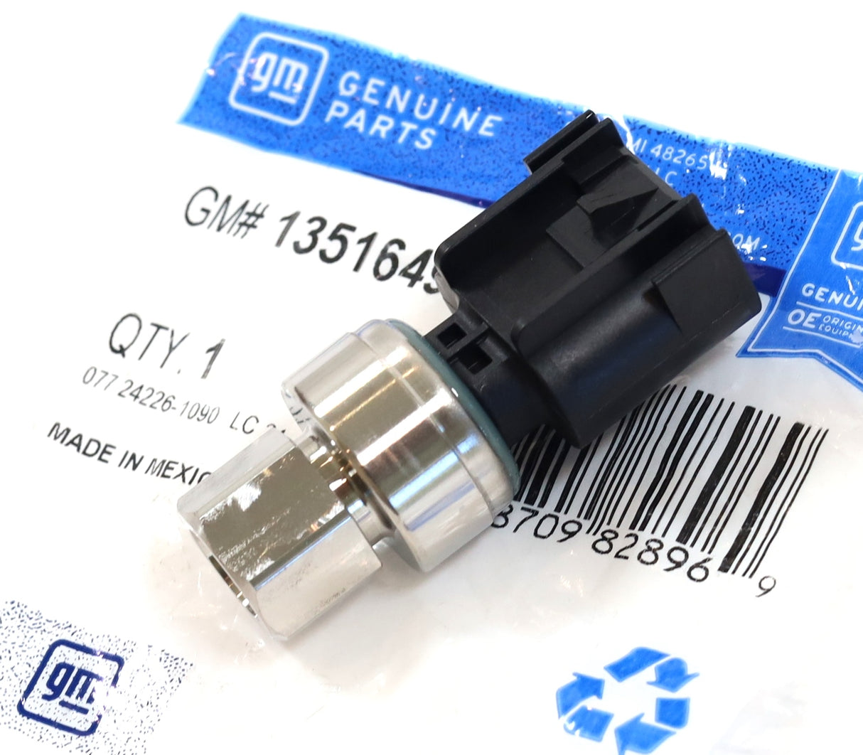 Genuine GM 13516495 Rear Fuel Pressure Sensor 2017–2025 L5P Duramax 6.6L Diesel