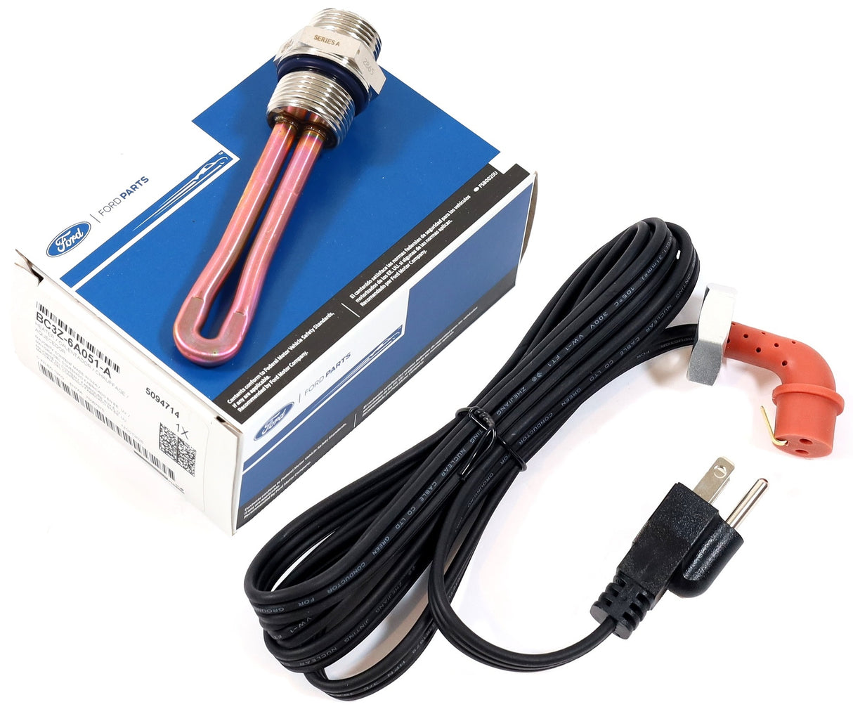 Genuine Ford BC3Z-6A051-A Engine Block Heater 2011-2025 6.7L Powerstroke