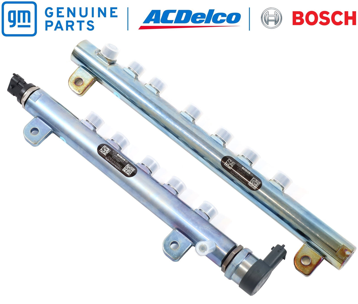 GM LML Duramax Fuel Rails Set LH & RH w/ Sensors 2011–2016 Silverado Sierra HD