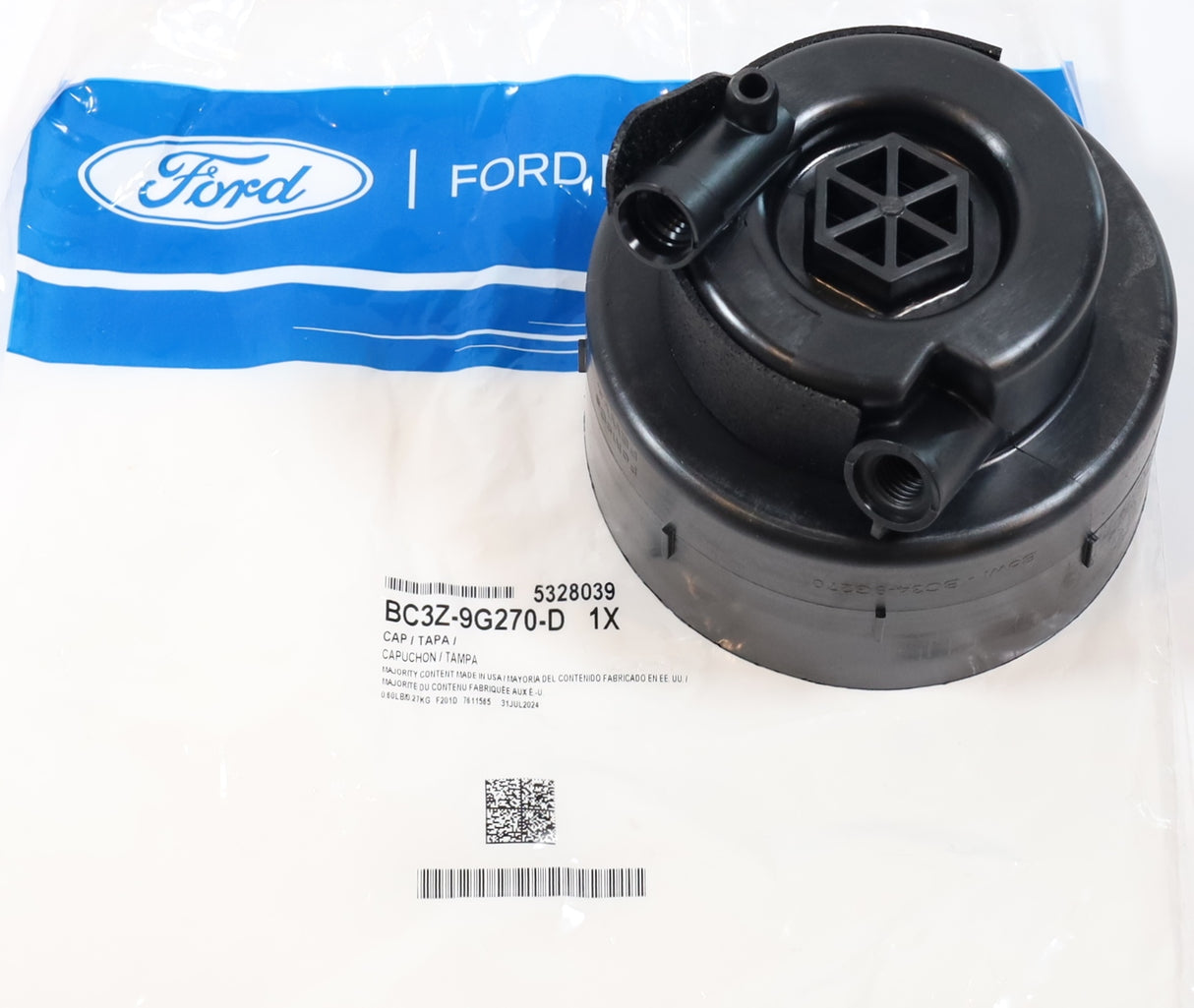 2011–2016 6.7L Powerstroke HFCM Fuel Pump Filter Cap Genuine Ford BC3Z-9G270-D