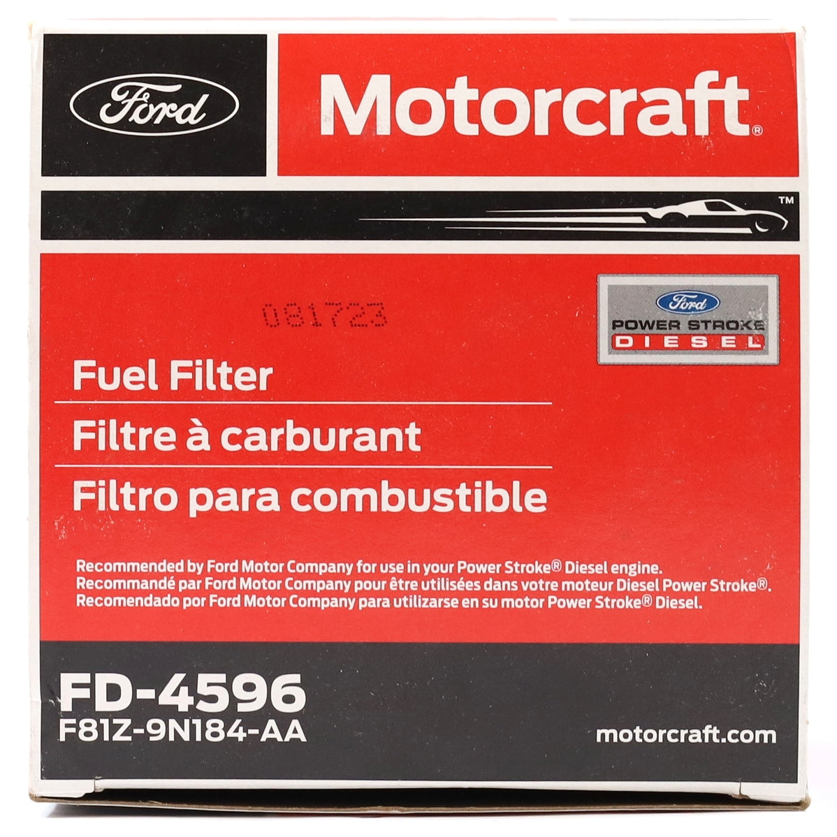 Motorcraft FD-4596 Fuel Filter 1999–2003 7.3L Powerstroke Diesel F81Z-9N184-AA