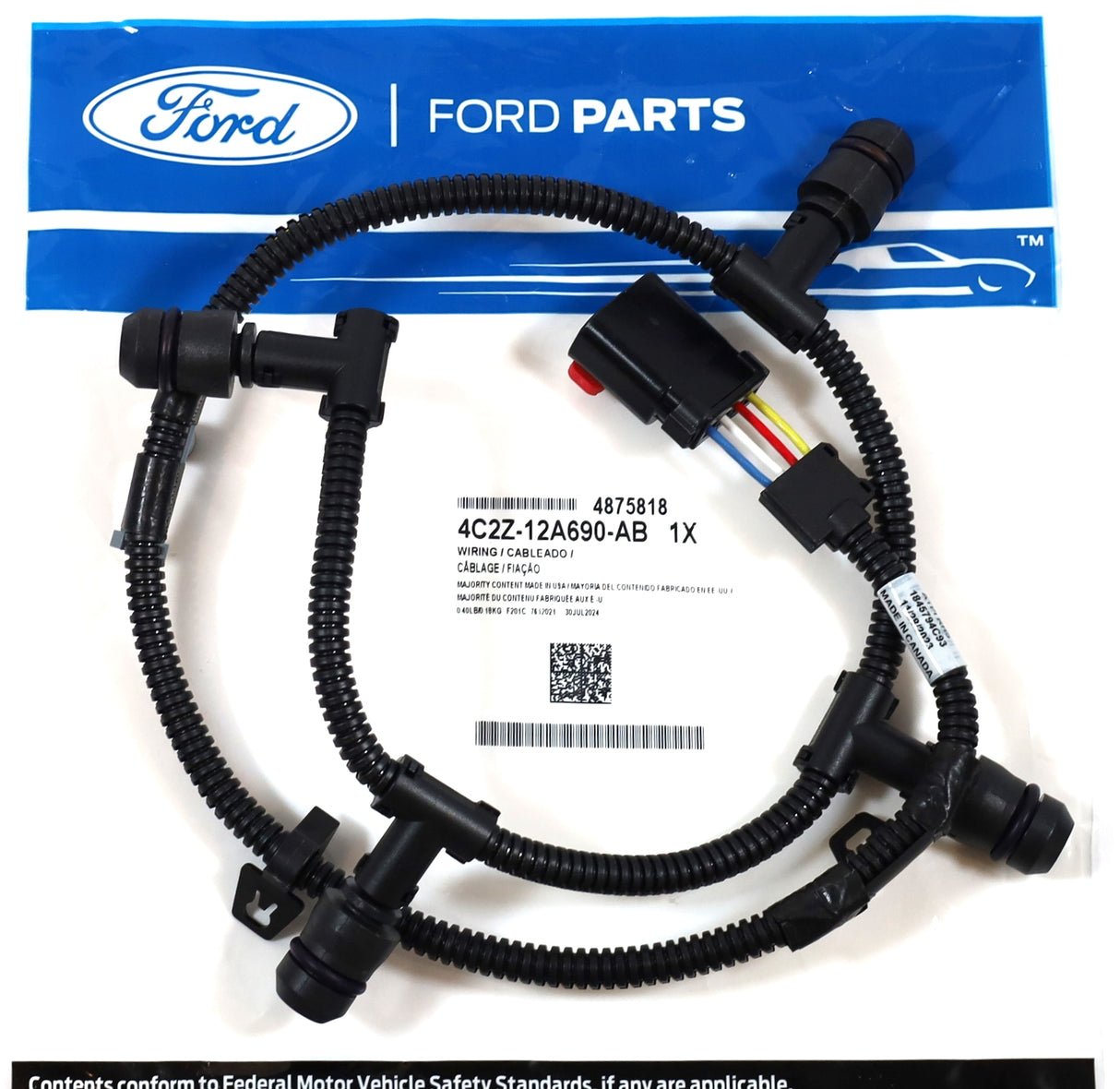 2004.5-2007 6.0L Ford Powerstroke Glow Plug Harness Passenger Side 4C2Z-12A690-AB