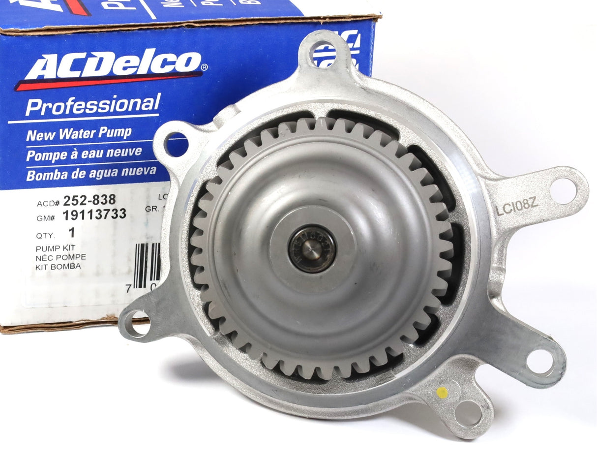 ACDelco 252-838 / GM 19113733 LB7 LLY 2001-2005 Chevy GMC Duramax Water Pump Kit