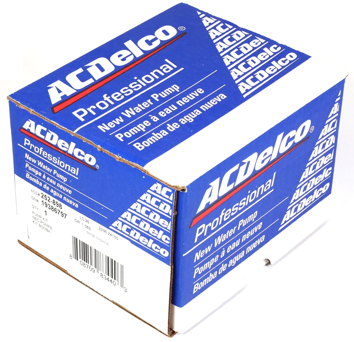 ACDelco 252-898 / GM 10386797 LBZ LMM LML 06-16 Chevy GMC Duramax Water Pump Kit