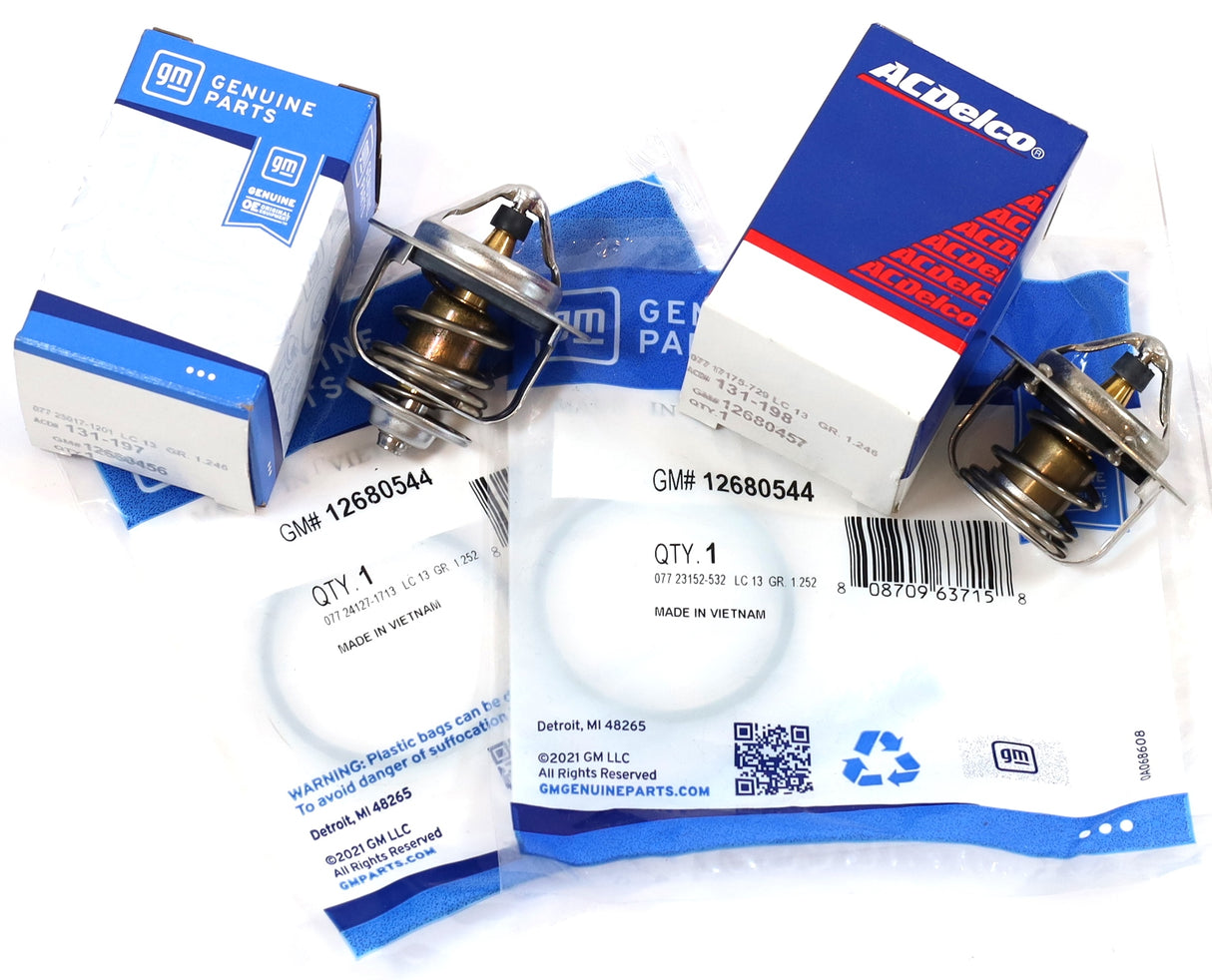 2017–2026 L5P L5D Duramax Coolant Thermostat Kit Genuine GM 131-197 / 131-198