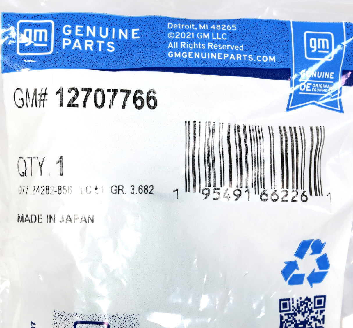 Genuine OEM GM 12707766 Intake Air Temp MAP Sensor 2017-2025 6.6L Duramax L5P