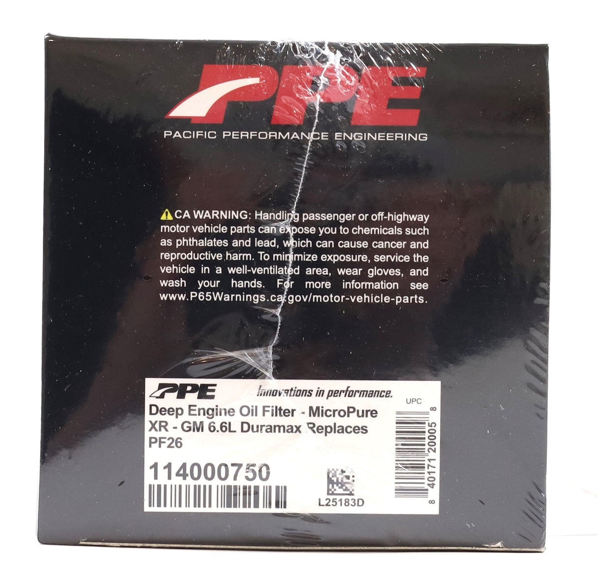 PPE 114000750 Premium High-Efficiency Deep Oil Filter 5 Micron 2020+ L5P Duramax
