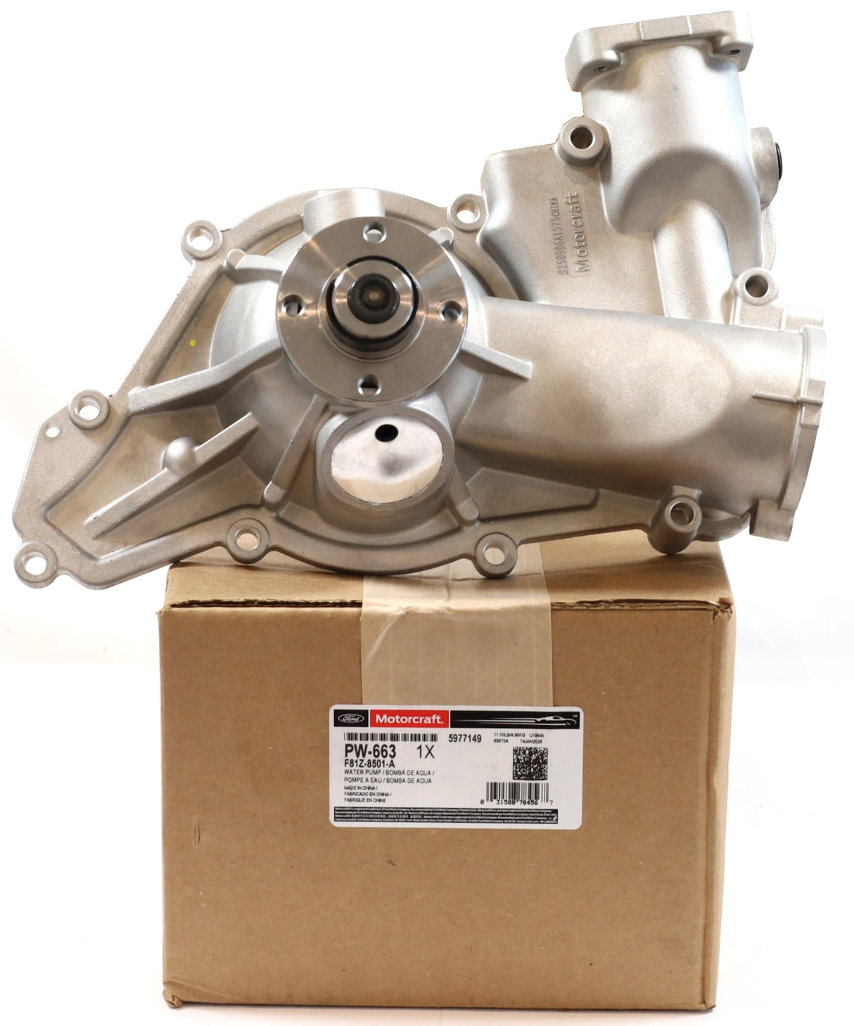 Motorcraft PW-663 / F81Z-8501-A Water Pump 1996-2003 7.3L Powerstroke